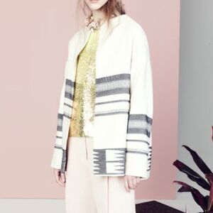 J.Crew Cream‎ Textured Jacket